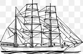 Ship Line Art Clip Art, PNG, 2400x2195px, Ship, Black And White, Boat