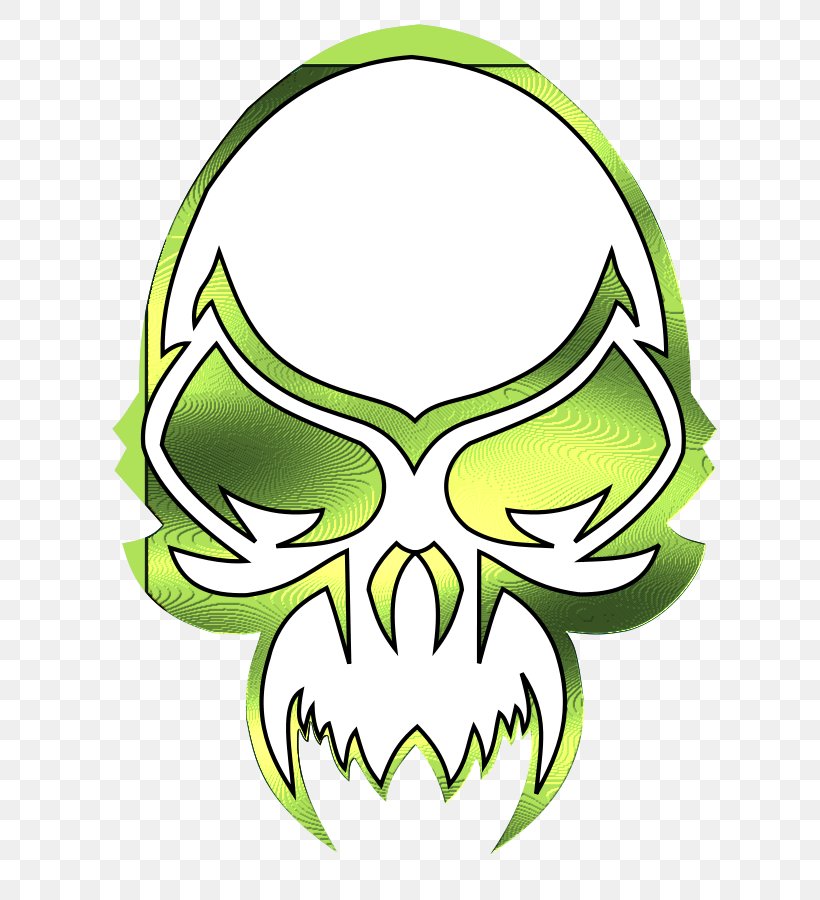 Skull Clip Art, PNG, 636x900px, Skull, Bone, Fictional Character, Free Content, Green Download Free