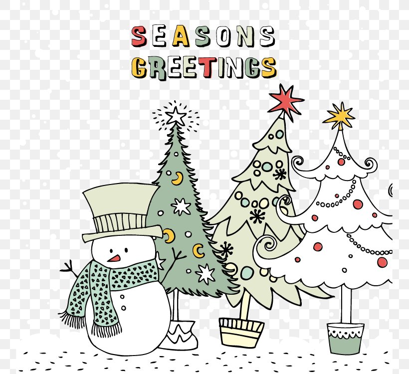 Santa Claus Christmas Card Christmas Tree Christmas Decoration, PNG, 755x750px, Wedding Invitation, Area, Art, Artwork, Border Download Free