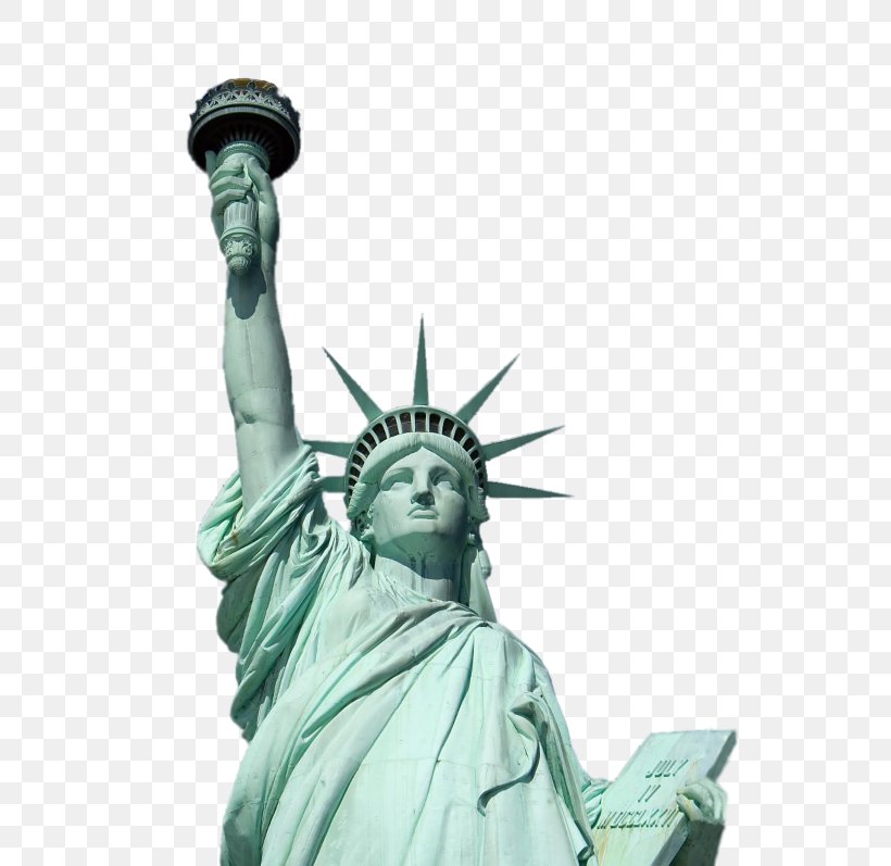 Statue Of Liberty New York Harbor Ellis Island National Park, PNG, 579x797px, Statue Of Liberty, Artwork, Classical Sculpture, Ellis Island, Landmark Download Free