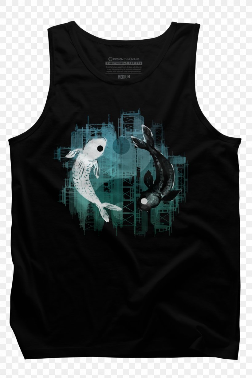 T-shirt Koi Sleeveless Shirt Clothing, PNG, 1200x1800px, Tshirt, Aliexpress, Black, Brand, Clothing Download Free