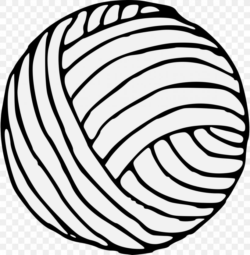 Yarn Drawing Clip Art, PNG, 1175x1200px, Yarn, Ball, Black And White, Drawing, Food Download Free