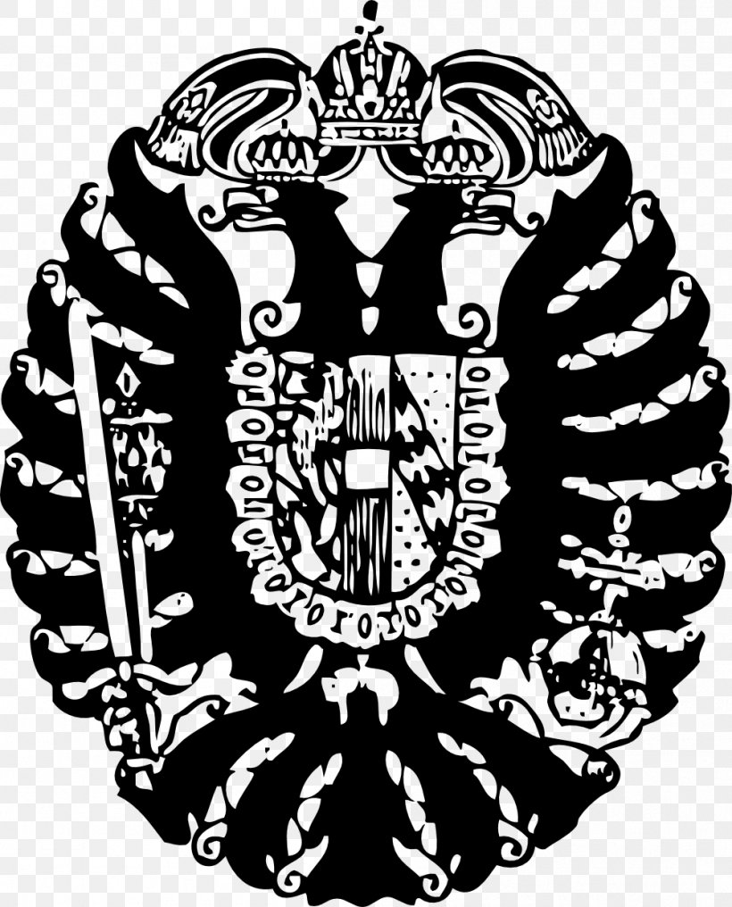 House Of Habsburg Crest Kingdom Of Croatia Coat Of Arms Clip Art, PNG, 999x1238px, House Of Habsburg, Art, Black And White, Brand, Coat Of Arms Download Free