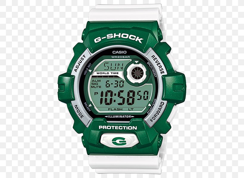 G-Shock GA100 Shock-resistant Watch Casio, PNG, 500x600px, Gshock, Brand, Casio, Green, Gshock Ga100 Download Free