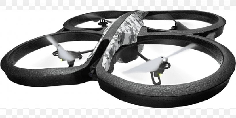 Parrot AR.Drone Unmanned Aerial Vehicle Quadcopter Camera 720p, PNG, 2000x1000px, Parrot Ardrone, Auto Part, Automotive Exterior, Automotive Tire, Automotive Wheel System Download Free