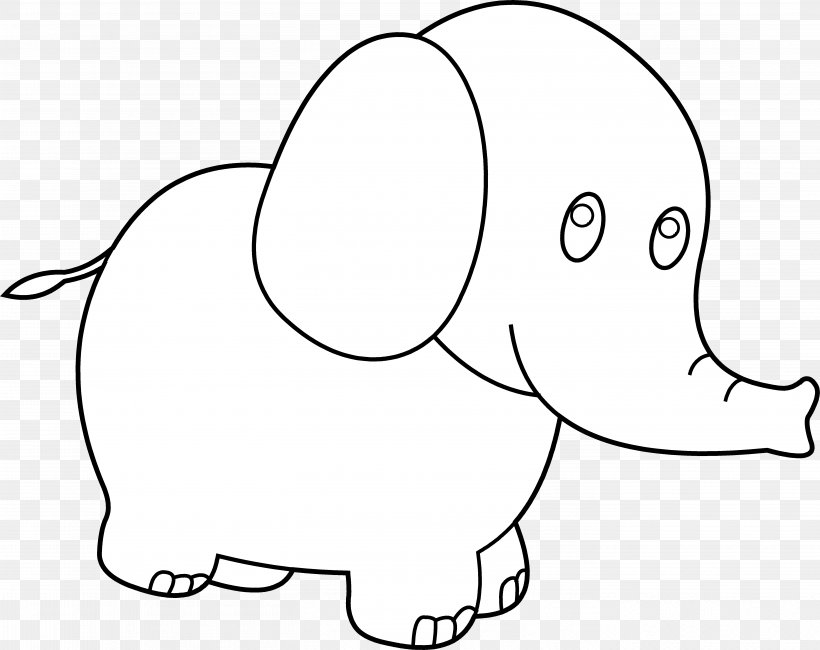 White Elephant Black And White Clip Art, PNG, 5643x4474px, Watercolor,  Cartoon, Flower, Frame, Heart Download Free