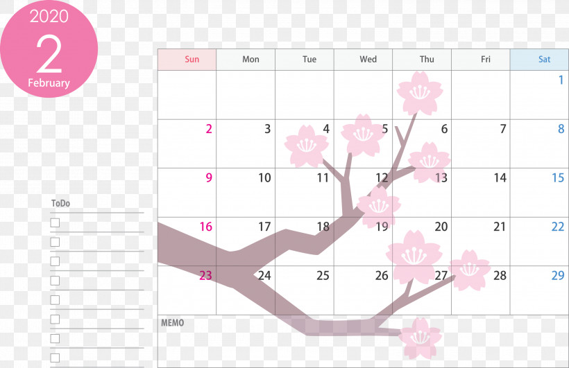 February 2020 Calendar February 2020 Printable Calendar 2020 Calendar, PNG, 3000x1943px, 2020 Calendar, February 2020 Calendar, February 2020 Printable Calendar, Heart, Line Download Free