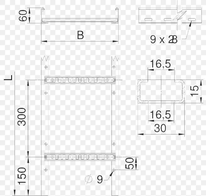 .in .de Cable Tray OBO Bettermann Ladder, PNG, 800x783px, Cable Tray, Area, Black And White, Com, Diagram Download Free
