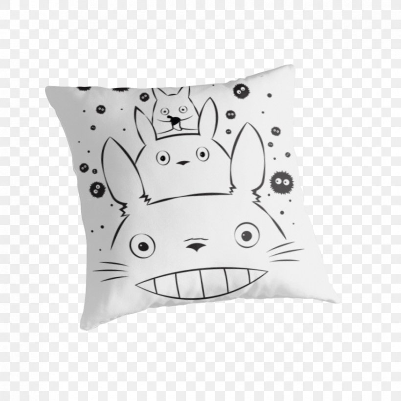 Throw Pillows Textile Cushion White, PNG, 875x875px, Throw Pillows, Black, Black And White, Black M, Cushion Download Free