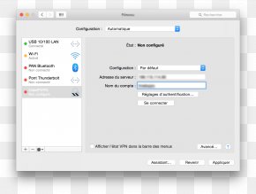 Configuration - Virtual Private Network MacOS Thunderbolt Internet PNG