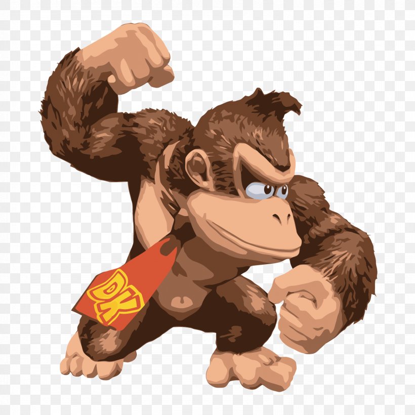Donkey Kong Country 2: Diddys Kong Quest Super Smash Bros. Brawl Donkey Kong 3, PNG, 1667x1667px, Watercolor, Cartoon, Flower, Frame, Heart Download Free