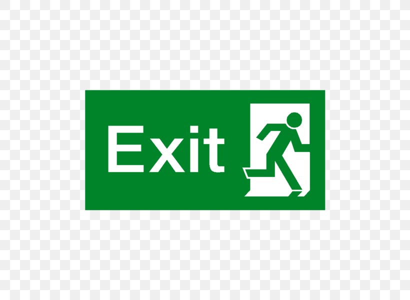 Exit Sign Emergency Exit Building Signage Safety, PNG, 600x600px, Exit Sign, Area, Brand, Building, Construction Download Free