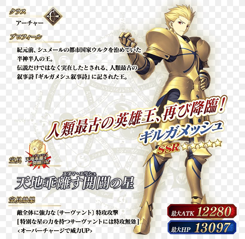 Fate/Grand Order Fate/stay Night Fate/Zero Gilgamesh Karna, PNG, 800x800px, Fategrand Order, Action Figure, Advertising, Android, Arjuna Download Free