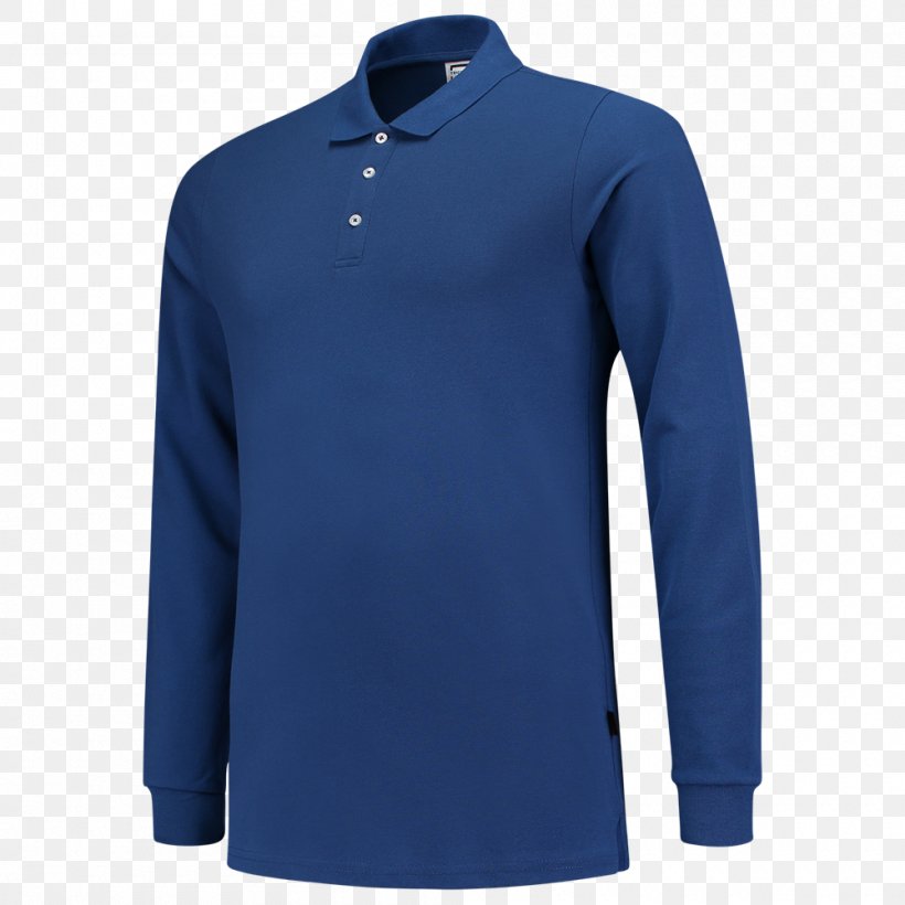 Long-sleeved T-shirt Long-sleeved T-shirt Hoodie Polar Fleece, PNG, 1000x1000px, Tshirt, Active Shirt, Blue, Bluza, Cobalt Blue Download Free