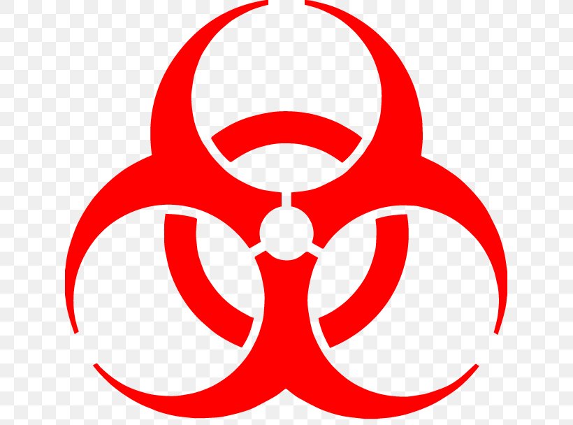 Biological Hazard Symbol Laboratory Sign Toxin, PNG, 633x608px, Biological Hazard, Area, Artwork, Decal, Hazard Download Free