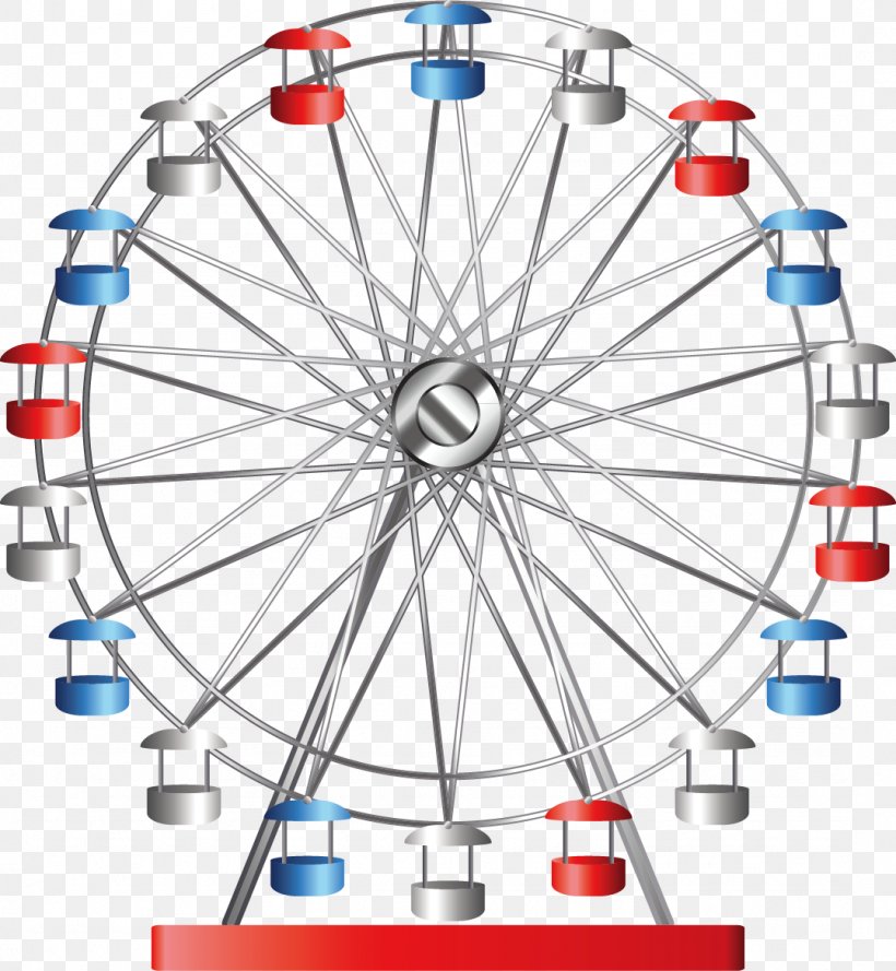 Ferris Wheel Euclidean Vector, PNG, 1077x1168px, Ferris Wheel, Area, Bicycle Part, Bicycle Wheel, Computer Graphics Download Free