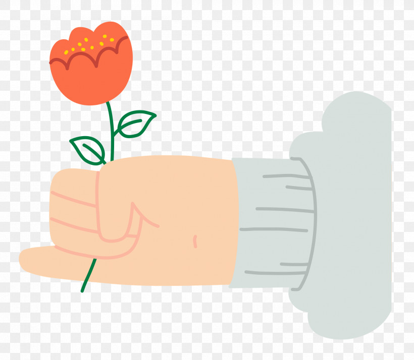 Hand Holding Flower Hand Flower, PNG, 2500x2179px, Hand Holding Flower, Behavior, Cartoon, Flower, Hand Download Free