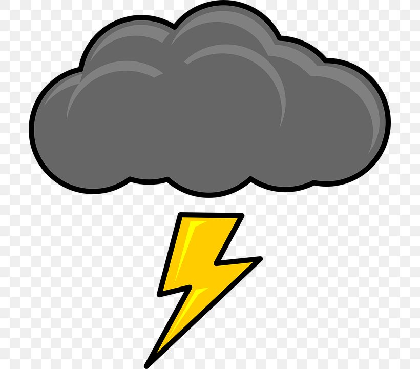 Thunderstorm Lightning Clip Art, PNG, 707x720px, Thunder, Area, Cloud, Lightning, Oklahoma City Thunder Download Free