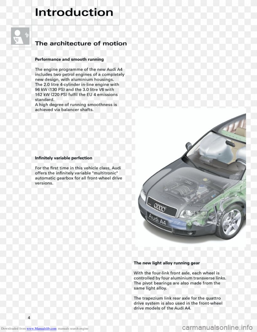 Audi A6 Car 2001 Audi A4 Audi S8, PNG, 960x1242px, Audi, Advertising, Airbag, Audi A4, Audi A4 B6 Download Free