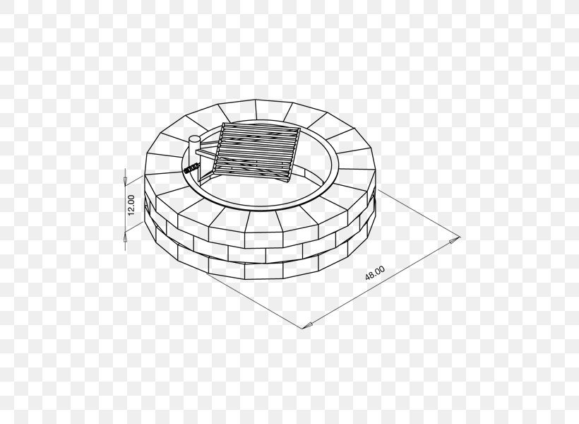 Fire Pit Ring Backyard Png, Fire Pit Drawing