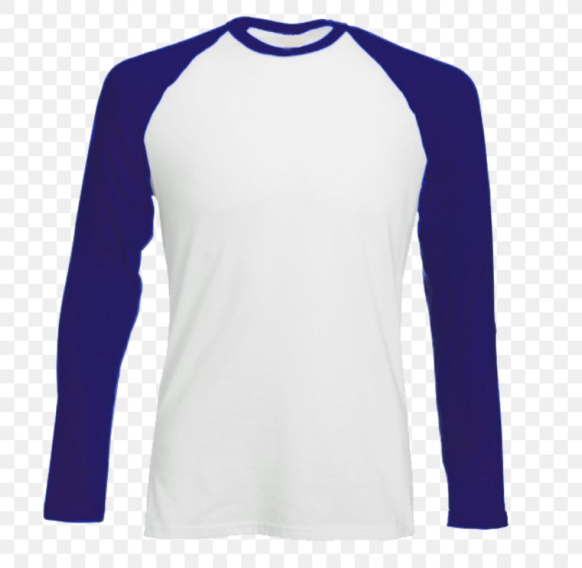 Long-sleeved T-shirt Hoodie Raglan Sleeve, PNG, 800x800px, Tshirt, Active Shirt, Blue, Clothing, Cobalt Blue Download Free