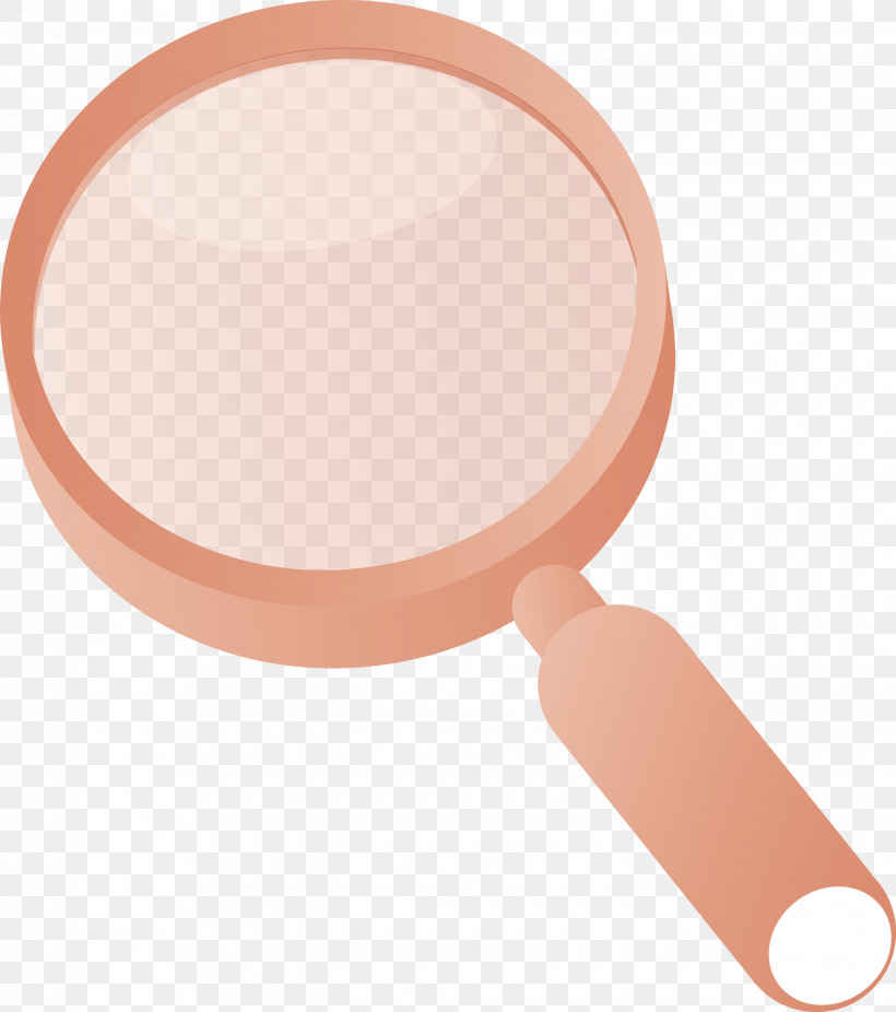 Magnifying Glass Magnifier, PNG, 2655x3000px, Magnifying Glass, Magnifier, Makeup Mirror, Peach, Rattle Download Free