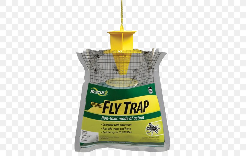 Rescue Fly Trap Insect Rescue! RESCUE Non-Toxic Disposable Fly Trap FTD Fly Spray, PNG, 520x520px, Insect, Bag, Disposable, Fly, Fly Spray Download Free