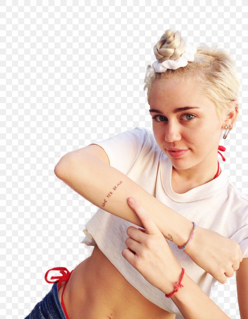 Miley Cyrus Hannah Montana Tattoo Musician Art, PNG, 1024x1316px, Watercolor, Cartoon, Flower, Frame, Heart Download Free