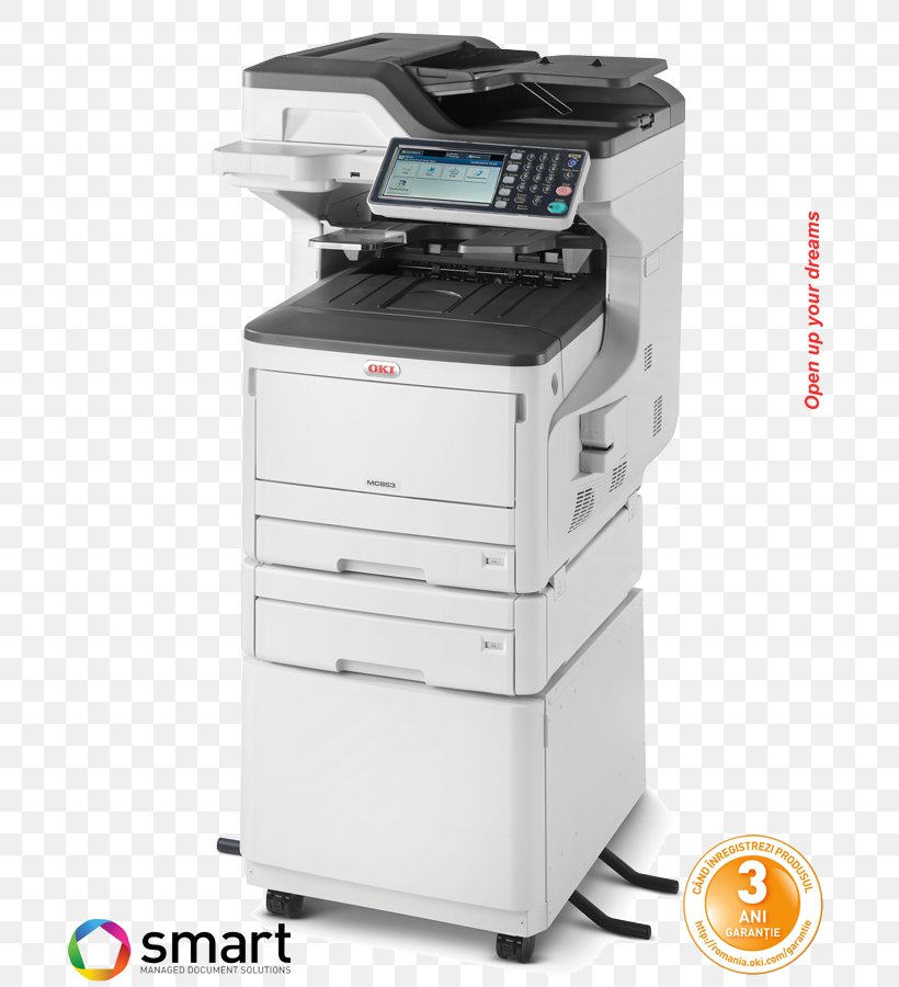 Multi-function Printer Oki Electric Industry Oki Data Corporation Photocopier, PNG, 710x900px, Multifunction Printer, Canon, Fax, Inkjet Printing, Laser Printing Download Free