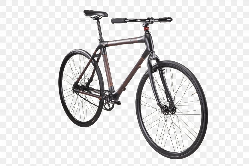 Fixed-gear Bicycle Bicycle Frames Single-speed Bicycle Road Bicycle, PNG, 4368x2912px, 41xx Steel, Bicycle, Automotive Exterior, Bicycle Accessory, Bicycle Cranks Download Free