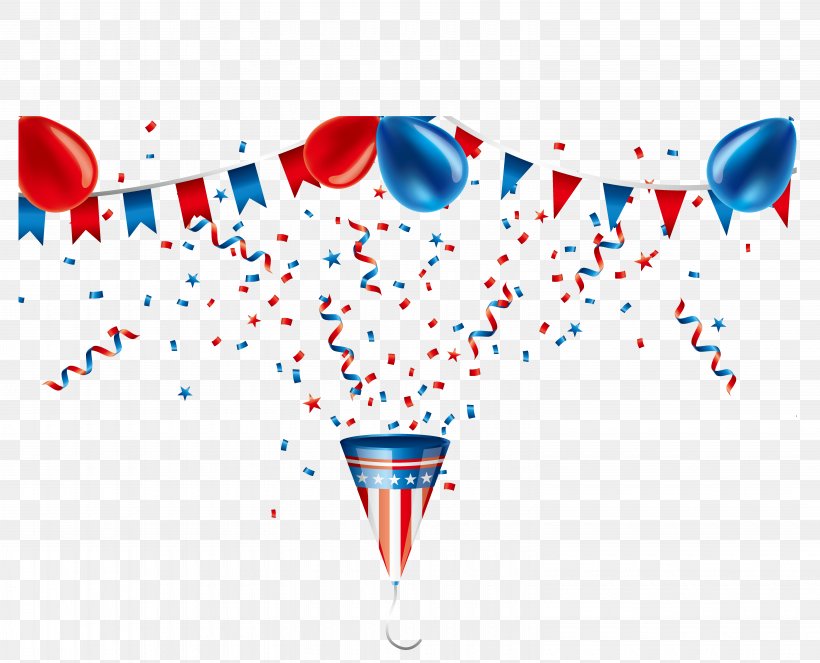 Speech Balloon Party Popper, PNG, 6120x4952px, Speech Balloon, Balloon, Blue, Cartoon, Confetti Download Free