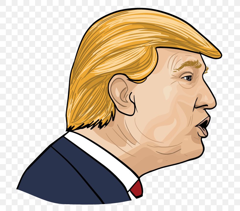 Cartoon, PNG, 720x720px, Cartoon, Art, Caricature, Cheek, Donald Trump Download Free
