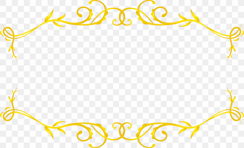 Frame, PNG, 2999x1825px, Frame, Line, Text, Yellow Download Free