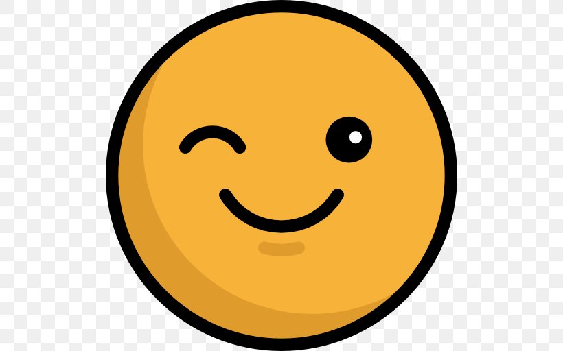 Smiley Emoticon Wink Clip Art, PNG, 512x512px, Smiley, Emoji, Emoticon, Facial Expression, Happiness Download Free