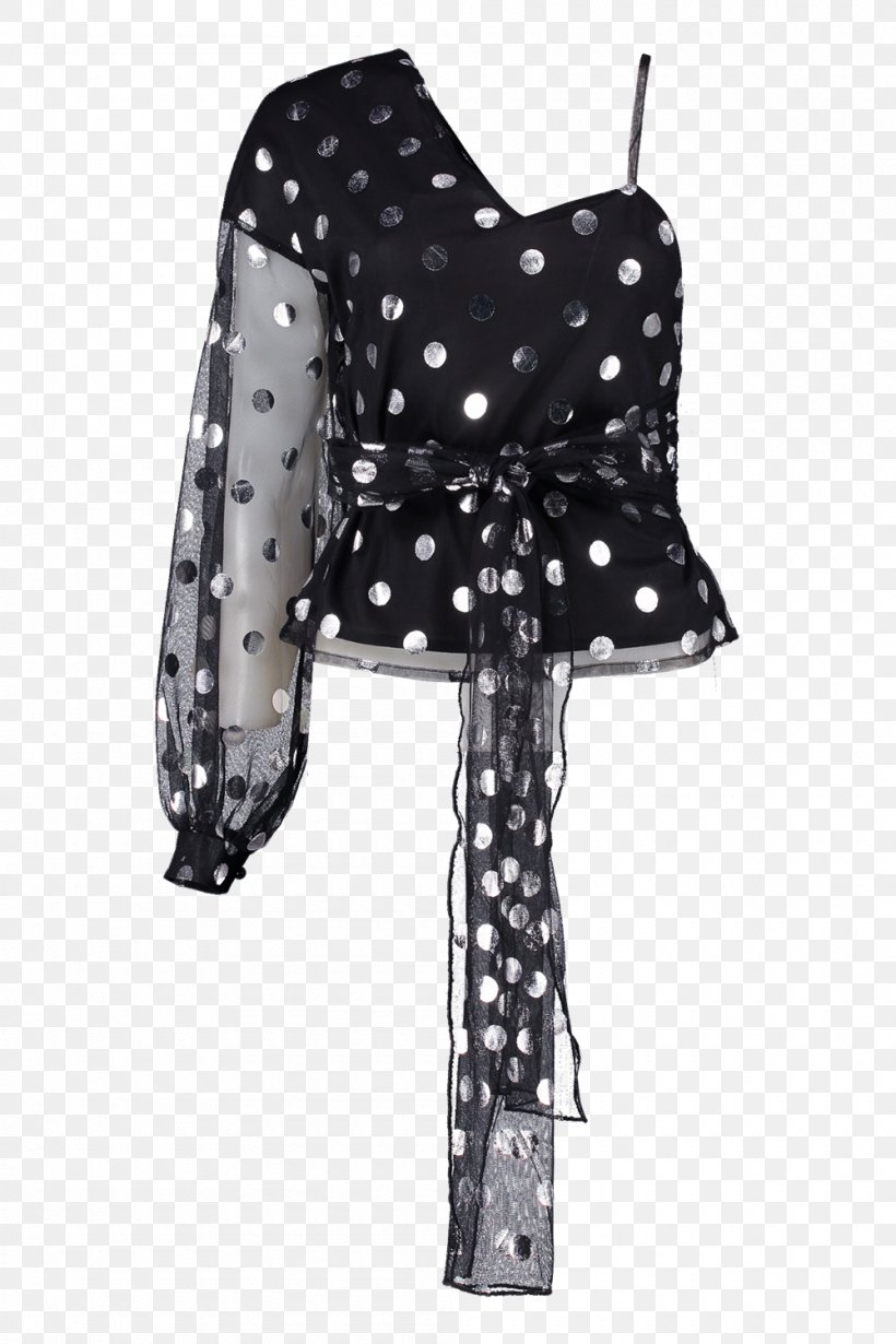 Shoulder Dress Jacket Polka Dot Shirt, PNG, 1000x1500px, Shoulder, Asoscom, Black, Boohoocom, Dress Download Free