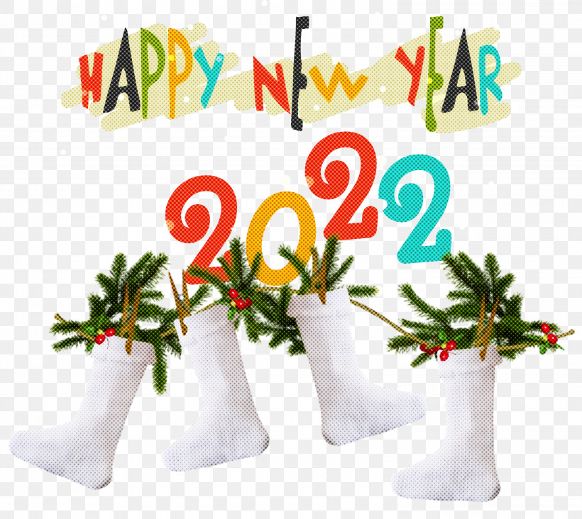 2022 Happy New Year 2022 New Year, PNG, 3000x2681px, New Year, Bauble, Cartoon, Christmas Day, Christmas Tree Download Free