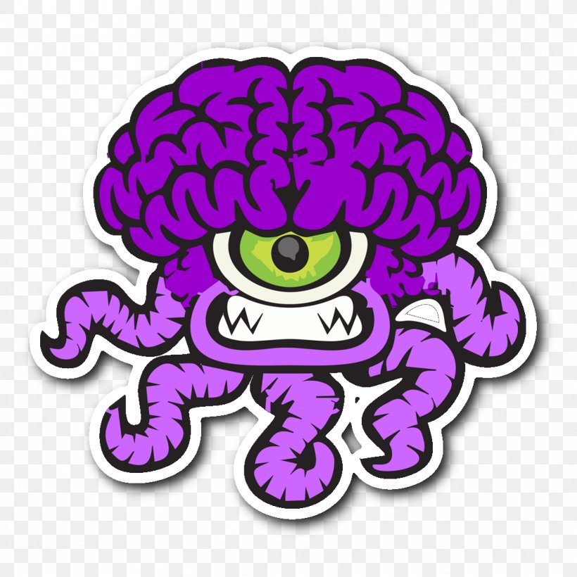 Brain Vector Graphics Monster Illustration Image, PNG, 1064x1064px, Brain, Cartoon, Chiari Malformation, Fictional Character, Human Brain Download Free