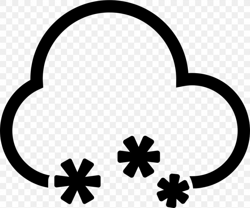 Cloud Snowflake, PNG, 980x816px, Cloud, Artwork, Black, Black And White, Body Jewelry Download Free