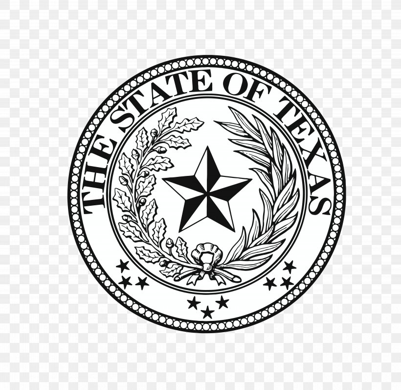 Seal Of Texas Republic Of Texas U.S. State, PNG, 5426x5272px, Texas, Area, Badge, Black And White, Brand Download Free