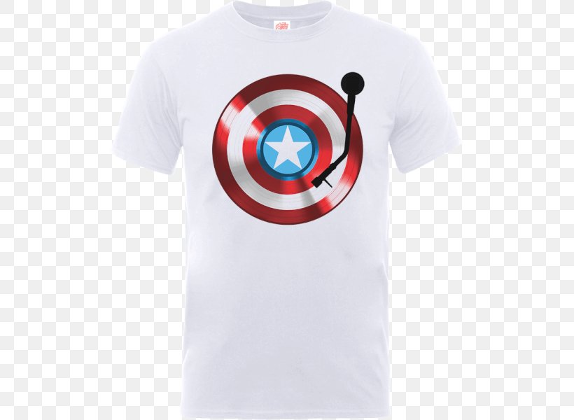 Captain America T-shirt Hoodie Hulk, PNG, 505x600px, Watercolor, Cartoon, Flower, Frame, Heart Download Free