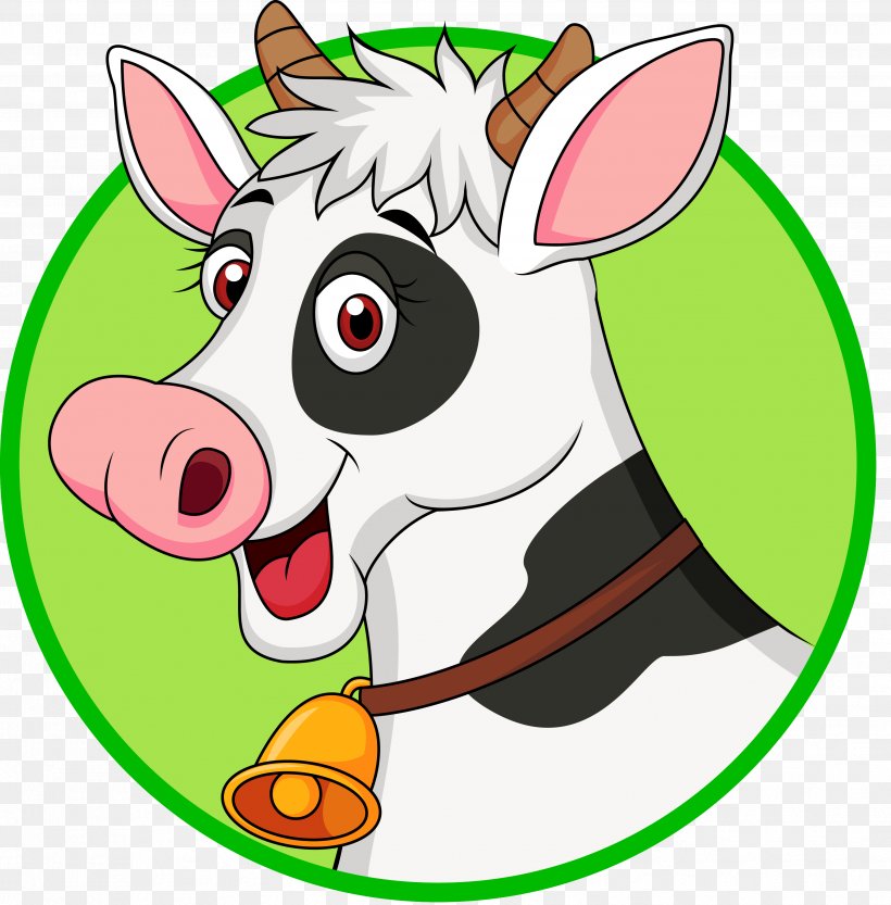 Cattle Cartoon Stock Photography Royalty-free, PNG, 3514x3573px, Cattle, Artwork, Cartoon, Clip Art, Dairy Cattle Download Free