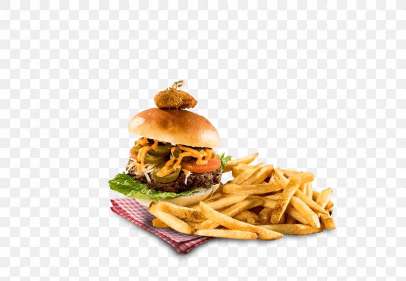 French Fries Hamburger Breakfast Sandwich Fast Food Buffalo Burger, PNG, 1000x694px, French Fries, American Food, Breakfast Sandwich, Buffalo Burger, Buffalo Wing Download Free