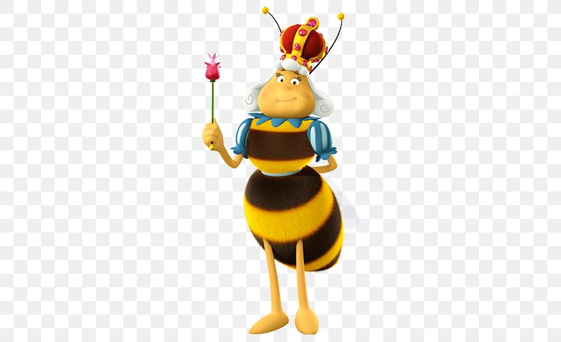 Maya The Bee Queen Bee Honey Bee European Dark Bee, PNG, 500x500px, Bee, Animal Figure, Bee Sting, European Dark Bee, Figurine Download Free