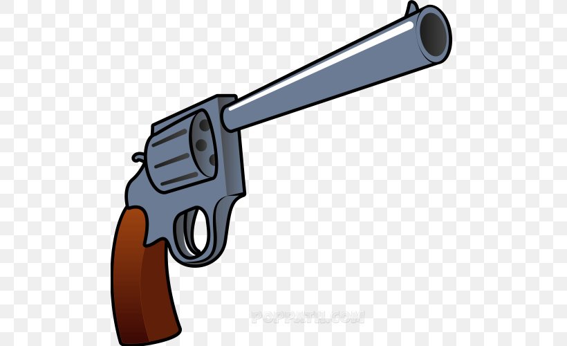 Revolver Gun Barrel Firearm Learn To Draw!, PNG, 500x500px, Watercolor, Cartoon, Flower, Frame, Heart Download Free
