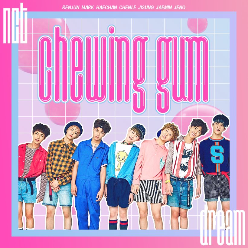 NCT Dream Chewing Gum NCT 127 Korean, PNG, 1080x1080px, Nct, Chenle, Cherry Bomb, Chewing Gum, Child Download Free