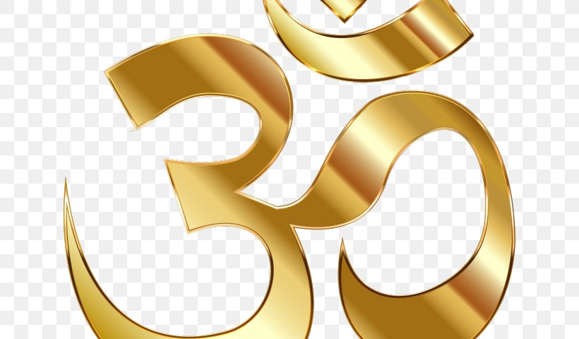 Om Symbol Logo Clip Art Image, PNG, 640x480px, Symbol, Body Jewelry, Brass, Gold, Hinduism Download Free