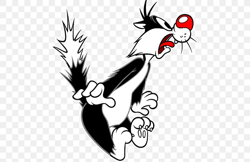 Sylvester Tasmanian Devil Tweety Daffy Duck Elmer Fudd, PNG, 480x531px, Watercolor, Cartoon, Flower, Frame, Heart Download Free