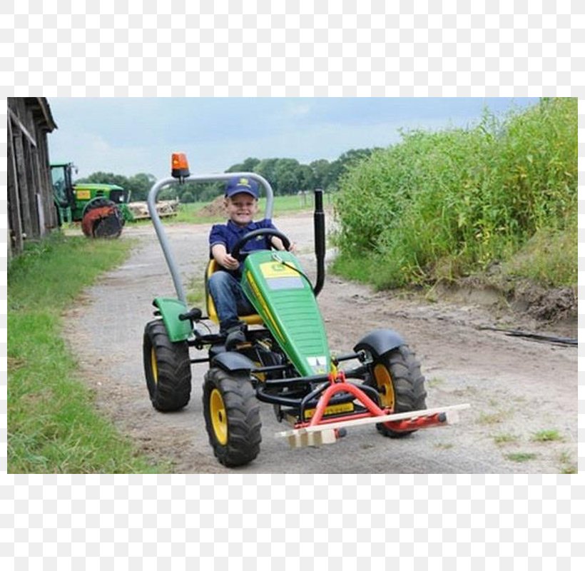 Tractor Go-kart John Deere Pedaal Dino Cars PNG, 800x800px, Tractor, Agricultural Machinery, Berg