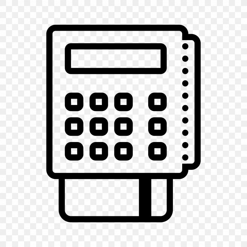 Point Of Sale, PNG, 1600x1600px, Point Of Sale, Black And White, Calculator, Communication, Corded Phone Download Free