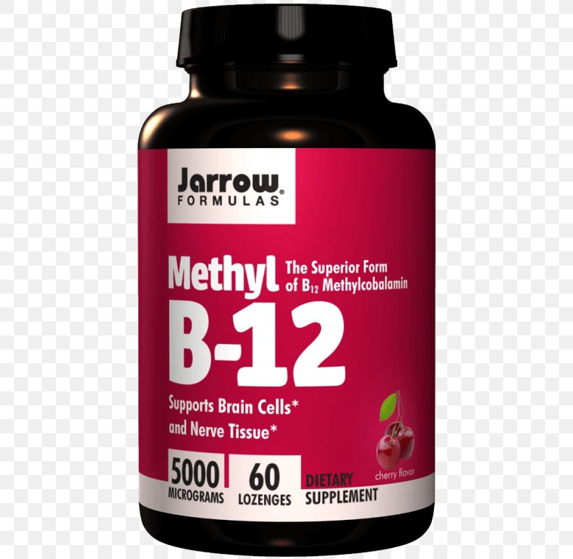 Dietary Supplement Vitamin B-12 Methylcobalamin Jarrow Levomefolic Acid, PNG, 800x800px, Dietary Supplement, B Vitamins, Cyanocobalamin, Folate, Jarrow Download Free